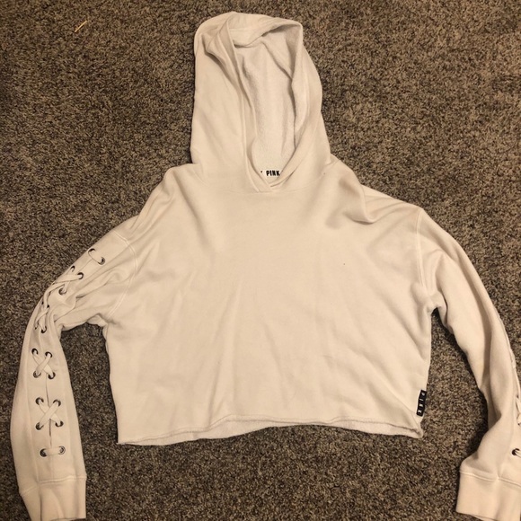 PINK Cropped Hoodie - Picture 2 of 2